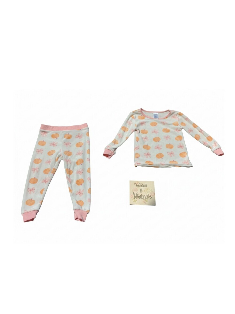 🔥5/$25🔥Modern Kids Soft Stretch Fleece Set 3T Pink Orange